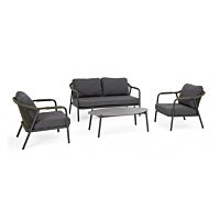 BIZZOTTO SET4 SALOTTO C-C MIRAVET ANT/VERDE