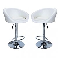 Sgabello da bar MIKE in colore bianco HF807122-BIAN