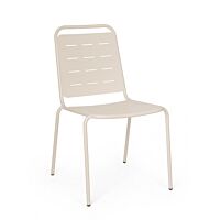 BIZZOTTO Sedia da giardino YARA con braccioli – champagne
