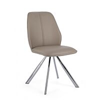 BIZZOTTO SEDIA MAXWELL PU TORTORA