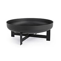 BIZZOTTO braciere da giardino EFESTO nero Ø60×24 – rotondo