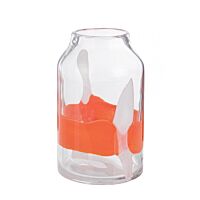 BIZZOTTO VASO ERIDANUS VT ARANCIO BIANCO H24,5