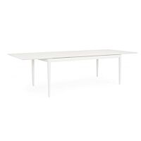 BIZZOTTO Tavolo da giardino allungabile NEBULA 200-300X100 vapor YK15