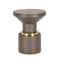 BIZZOTTO tavolino rotondo MUDIT FANGO D35