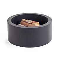 BIZZOTTO braciere da giardino rotondo NEBRASKA basso nero Ø 60