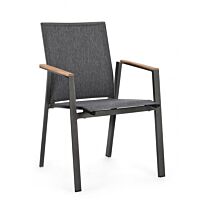 BIZZOTTO SEDIA C-BR CAMERON ANTRACITE GK52
