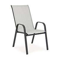 BIZZOTTO SEDIA C-BR MARTINEZ GRIGIO CHIARO