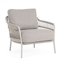 BIZZOTTO Poltrona da giardino TALAIA FROSTY con cuscini