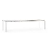BIZZOTTO Tavolo da pranzo allungabile da giardino OTAVIO 220-280-340X95 bianco WG20