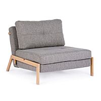 BIZZOTTO poltrona letto 1P HAYDEN grigio