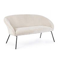 BIZZOTTO DIVANO AIKO VELVET BIANCO