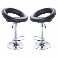 Sgabello da bar KENDAL in colore nero HF807123-NERO