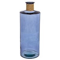 BIZZOTTO VASO VT ROTANG BLU COBALTO H42