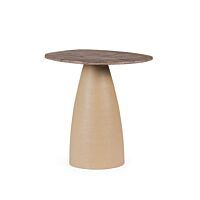 BIZZOTTO TAVOLINO STANLEY TOP RUSTIC BROWN 50