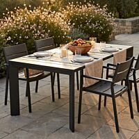 Tavolo da giardino allungabile BROOKLYN 150/200/100 – antracite