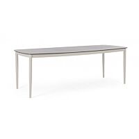 BIZZOTTO Tavolo da giardino NESTOR 220X100 MORNY WG25
