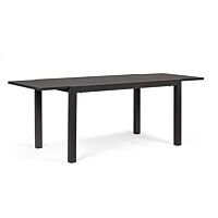 BIZZOTTO Tavolo da giardino allungabile HILDE 140-210X77 antracite LH32