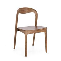 BIZZOTTO sedia da pranzo MILEY in teak naturale