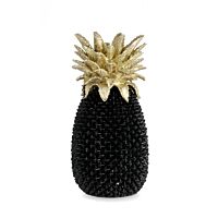 BIZZOTTO DECORAZIONE ANANAS SURABAYA NERO H49,5