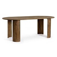 BIZZOTTO TAVOLO ORLANDO OV BROWN 210X100