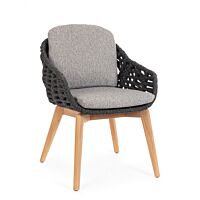 BIZZOTTO SEDIA C-BR C-C TAMIRES ANTRACITE