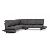 BIZZOTTO Salotto da giardino angolare INFINITY antracite WG21