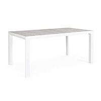 BIZZOTTO TAVOLO MASON 160X90 BIANCO JX11