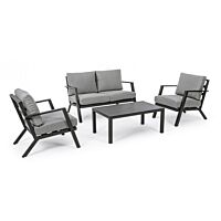 BIZZOTTO SET4 SALOTTO C-C HARLEY ANTRACITE YK13
