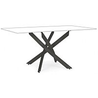 BIZZOTTO BASE TAVOLO GEORGE NERO 160X90