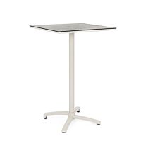 BIZZOTTO tavolo bar alto CLARET 70 × 70 HPL WALL – pieghevole