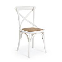BIZZOTTO SEDIA CROSS BIANCO