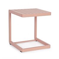 BIZZOTTO Tavolino da giardino KONNOR 40x40 ROSE
