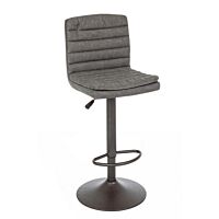 BIZZOTTO sgabello bar CONNOR grigio scuro VINTAGE imbottito