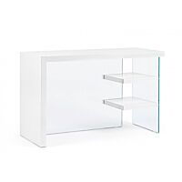 BIZZOTTO SCRIVANIA 2M LINE WOOD BIANCO 120X50