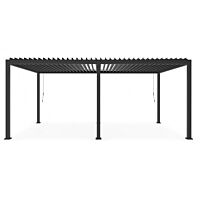 BIZZOTTO PERGOLA OCEAN 3.6X6 ANTRACITE