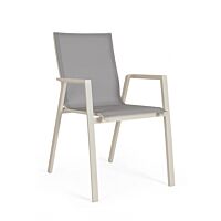 BIZZOTTO Sedia con braccioli KRION PELICAN