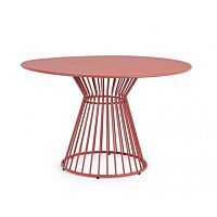 BIZZOTTO Tavolo da giardino AUSTIN terracotta D120