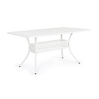BIZZOTTO TAVOLO IVREA RETT 160X90 BIANCO