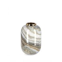BIZZOTTO VASO MARSHA TO BIANCO GRIGIO ORO H25