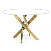BIZZOTTO BASE TAVOLO GEORGE ORO D120