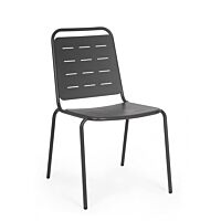 BIZZOTTO Sedia da giardino YARA – antracite 0803576