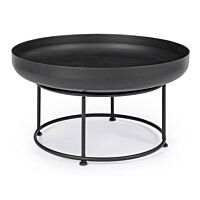 BIZZOTTO braciere da giardino rotondo EFESTO Ø 80 nero