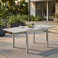 Tavolo da giardino allungabile HAWAII 75/150 × 77 tortora AT804358-TORT