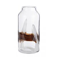BIZZOTTO VASO ERIDANUS VT BIANCO NERO H31