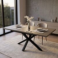 Tavolo da giardino allungabile GARFIELD 160/200 x 90 grigio