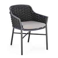 BIZZOTTO SEDIA C-BR C-C EVERLY ANTR QS22/GRAPHITE
