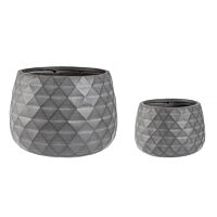 BIZZOTTO SET2 P.VASO PYRAMID CIOTOLA ANTRACITE