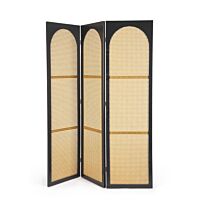 BIZZOTTO Paravento 3 ante JOSINE nero 150×180 cm