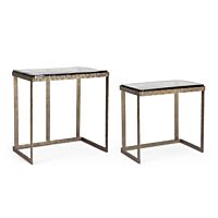 BIZZOTTO SET2 TAVOLINO ZAYLA RETT OTTONE
