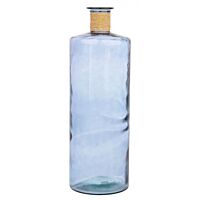 BIZZOTTO VASO VT ROTANG BLU COBALTO H79